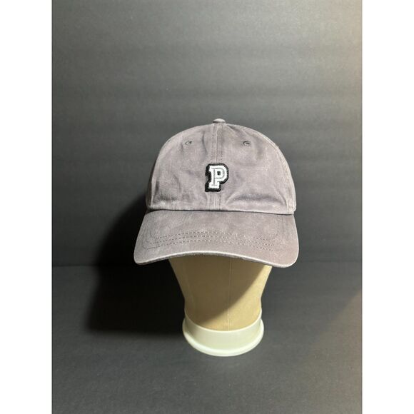 Victoria’s Secret PINK Women’s Baseball Hat Cap Gray “P” Logo Adjustable OSFM - Picture 1 of 6